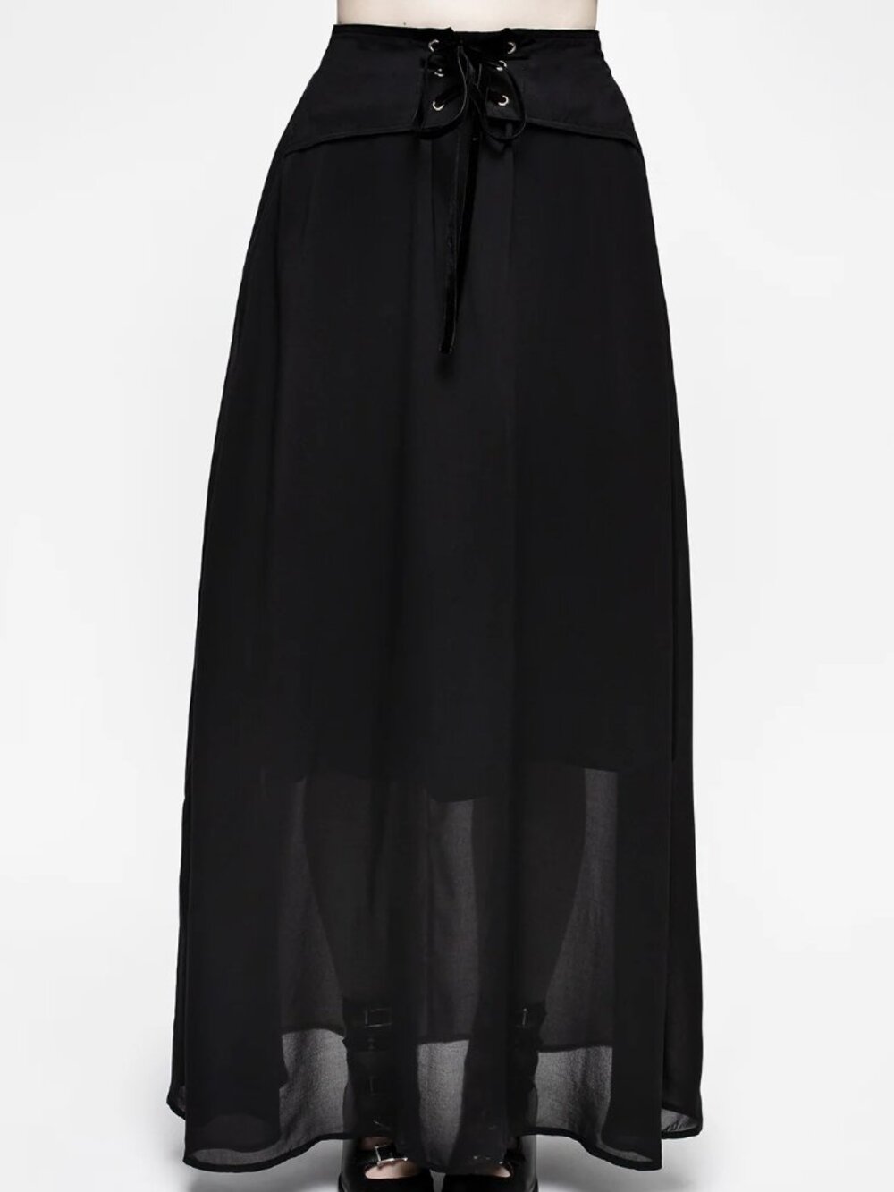 Disturbia Eris Lace up Maxi Skirt - US 12